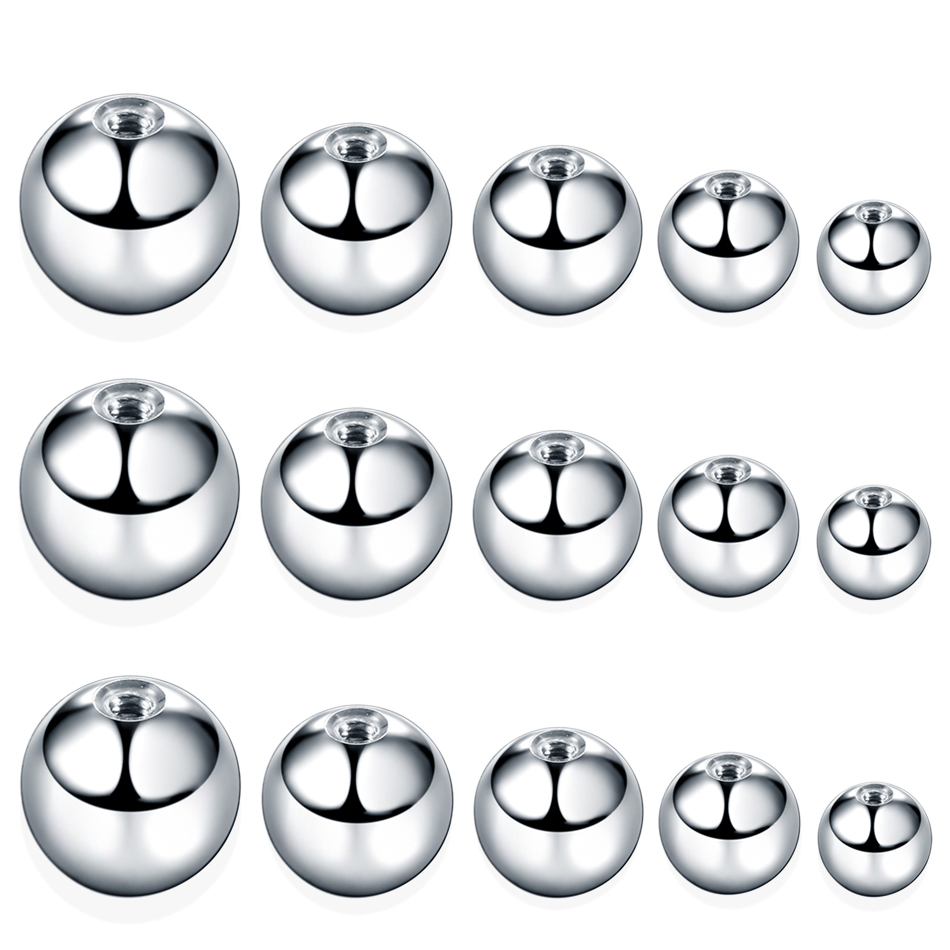 Body Jewelry Nipple Rings - 100 Cái/lốc Vít Thép Không Gỉ