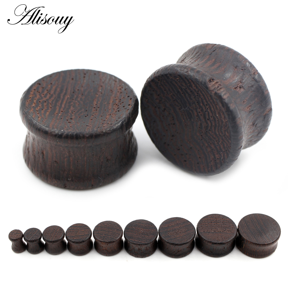 Body Jewelry Ear Plugs - Alisouy 2 6-22Mm GỖ ĐÔI Bùng