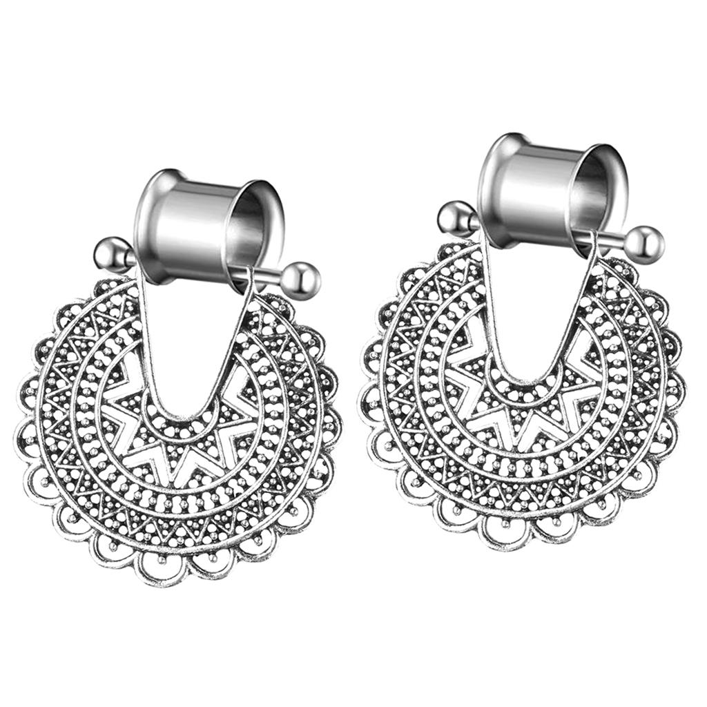 Body Jewelry Ear Plugs - Flare Ear Plugs Stainless Steel Earrings