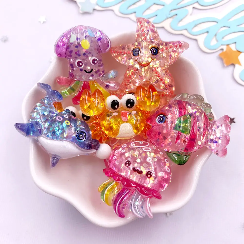 10pcs Glitter Colorful Resin S - đánh giá và giá Star Flat Back
