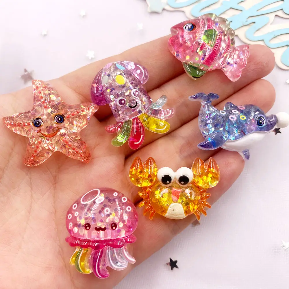 10pcs Glitter Colorful Resin S - đánh giá và giá Star Flat Back
