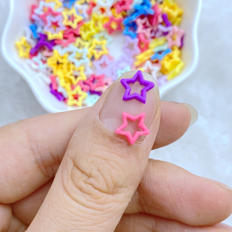 100Pcs New Cute Mini 8mm Macar - đánh giá và giá Star Flat Back