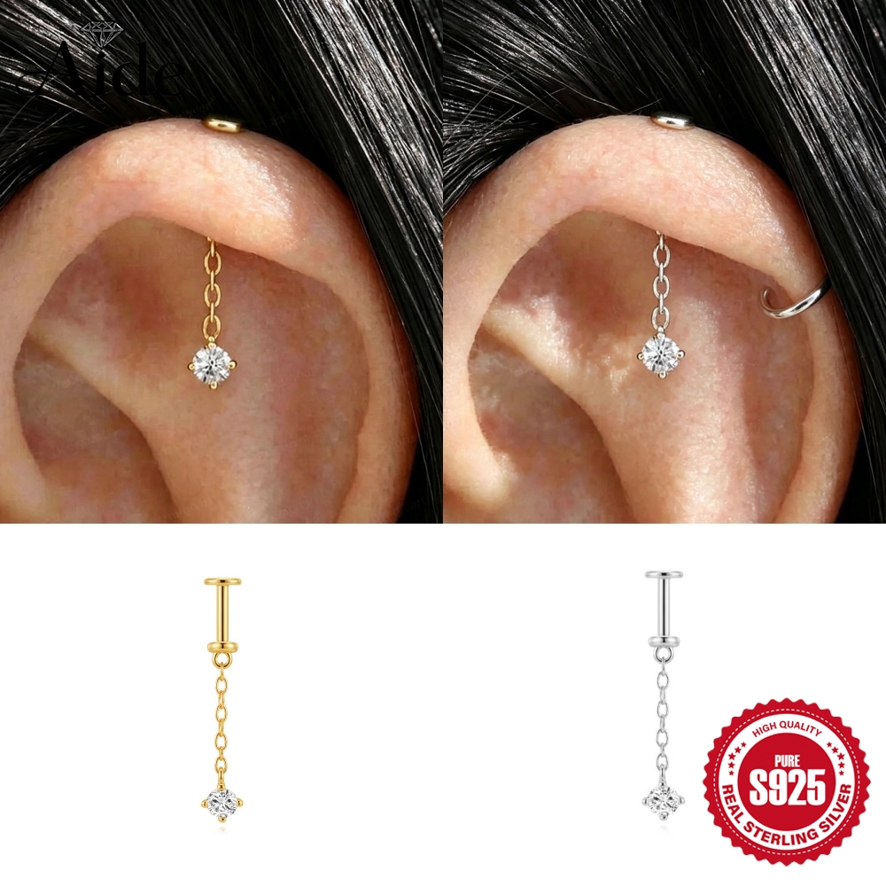 AIDE 925 Sterling Silver Verti - đánh giá và giá Star Flat Back