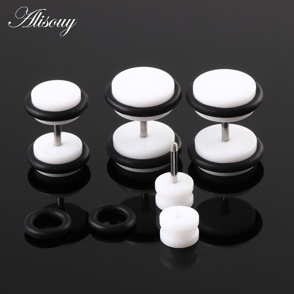 2 Chiếc Acrylic Giả Cheater Nú - đánh giá và giá Body Jewelry Ear Plugs