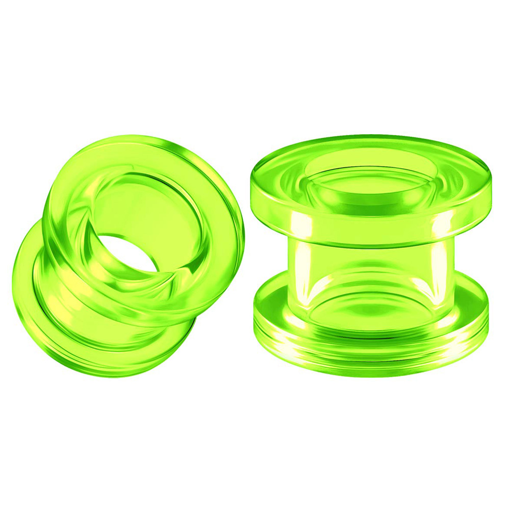 Acrylic Silicone Đôi Bùng Lên  - đánh giá và giá Body Jewelry Ear Plugs