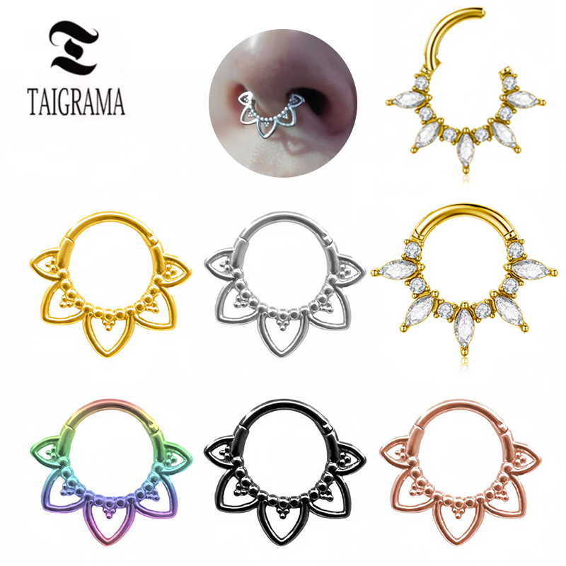 Stainless Steel Nose Ring Flow - đánh giá và giá Clicker Ring Seamless