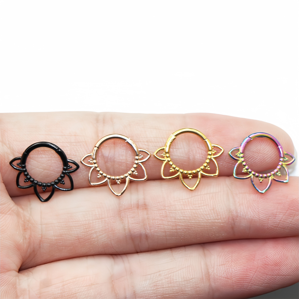 Stainless Steel Nose Ring Flow - đánh giá và giá Clicker Ring Seamless