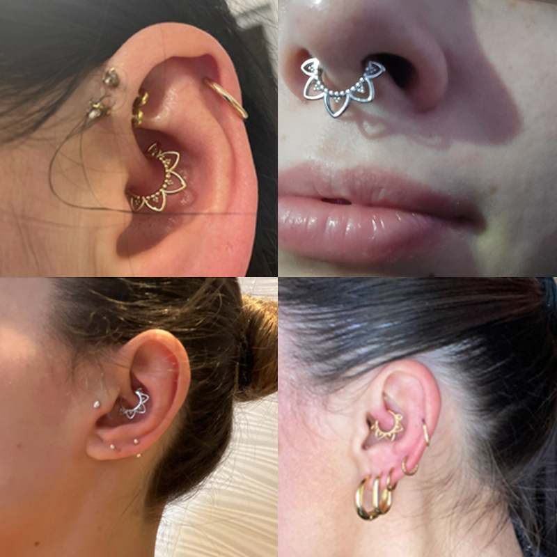 Stainless Steel Nose Ring Flow - đánh giá và giá Clicker Ring Seamless