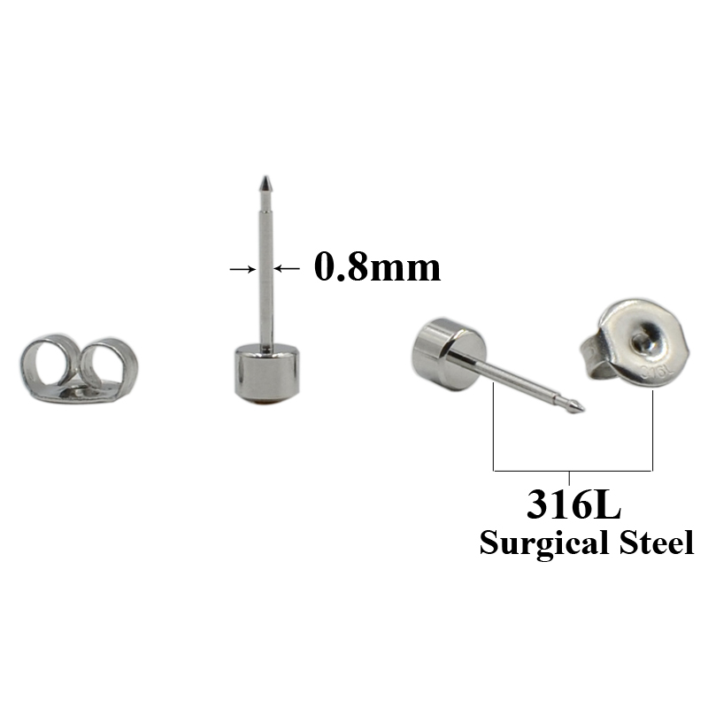 1 Chiếc Mishu Phẫu Thuật Thép  - đánh giá và giá Body Jewelry Ear Plugs