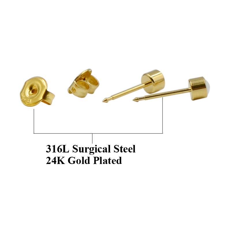 1 Chiếc Mishu Phẫu Thuật Thép  - đánh giá và giá Body Jewelry Ear Plugs