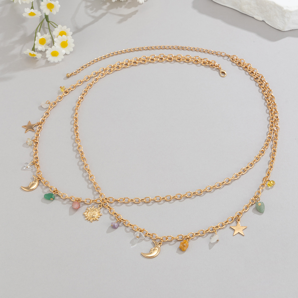 Boho Star Moon Sun Pendant Wai - đánh giá và giá Body Jewelry Usa