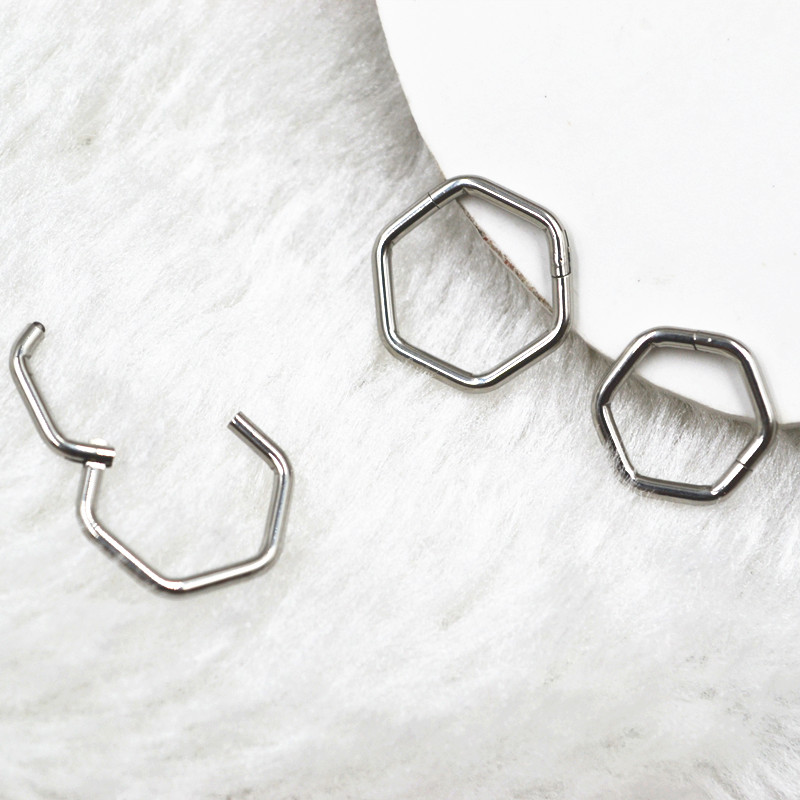 50pcs/Lot 316L Surgical Steel  - đánh giá và giá Clicker Ring Seamless