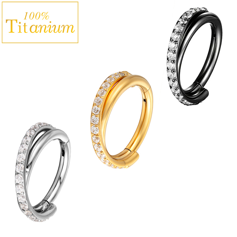 Implant Grade G23 Titanium Ear - đánh giá và giá Clicker Ring Seamless