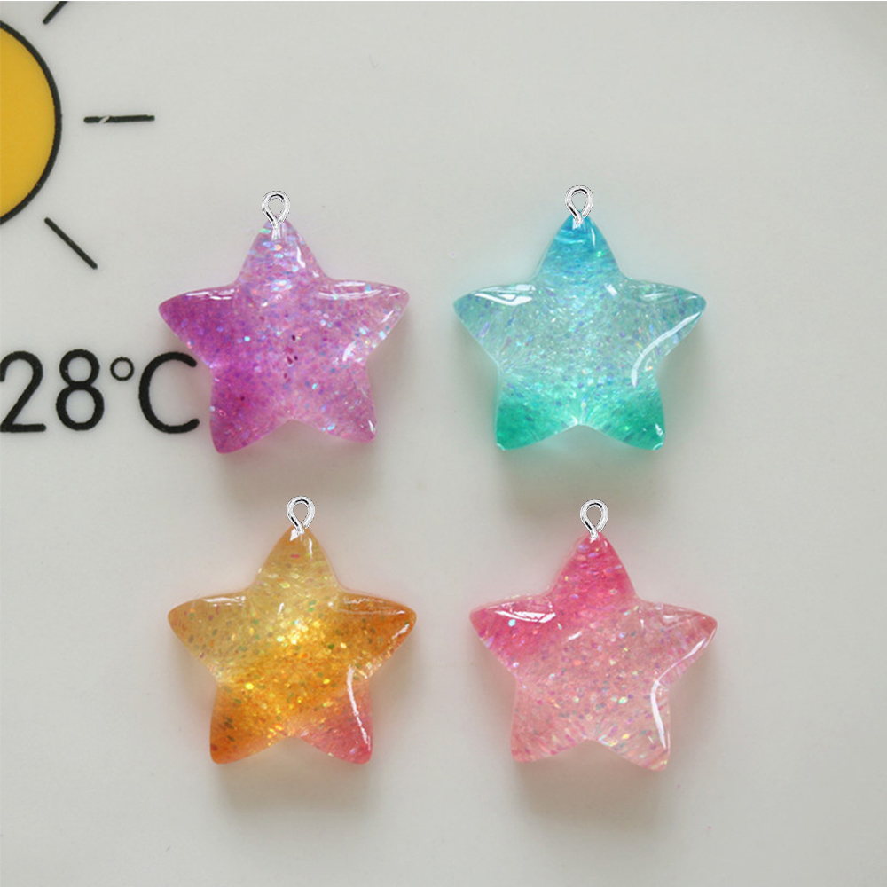 10PCS Gradient Star Series Fla - đánh giá và giá Star Flat Back