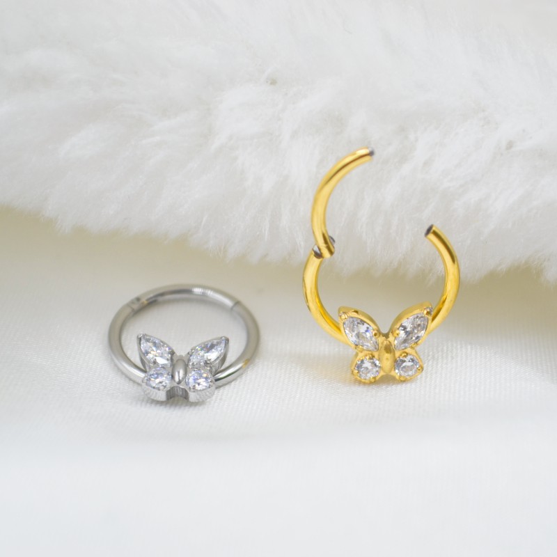 20pc/Lot 316L Surgical Steel S - đánh giá và giá Clicker Ring Seamless