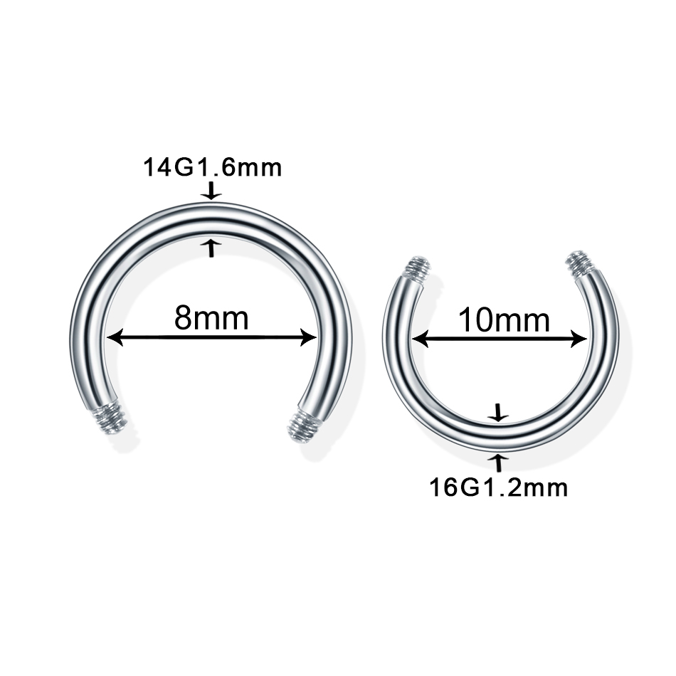 100 Cái/lốc Thép Bông Tai Barb - đánh giá và giá Body Jewelry Nipple Rings