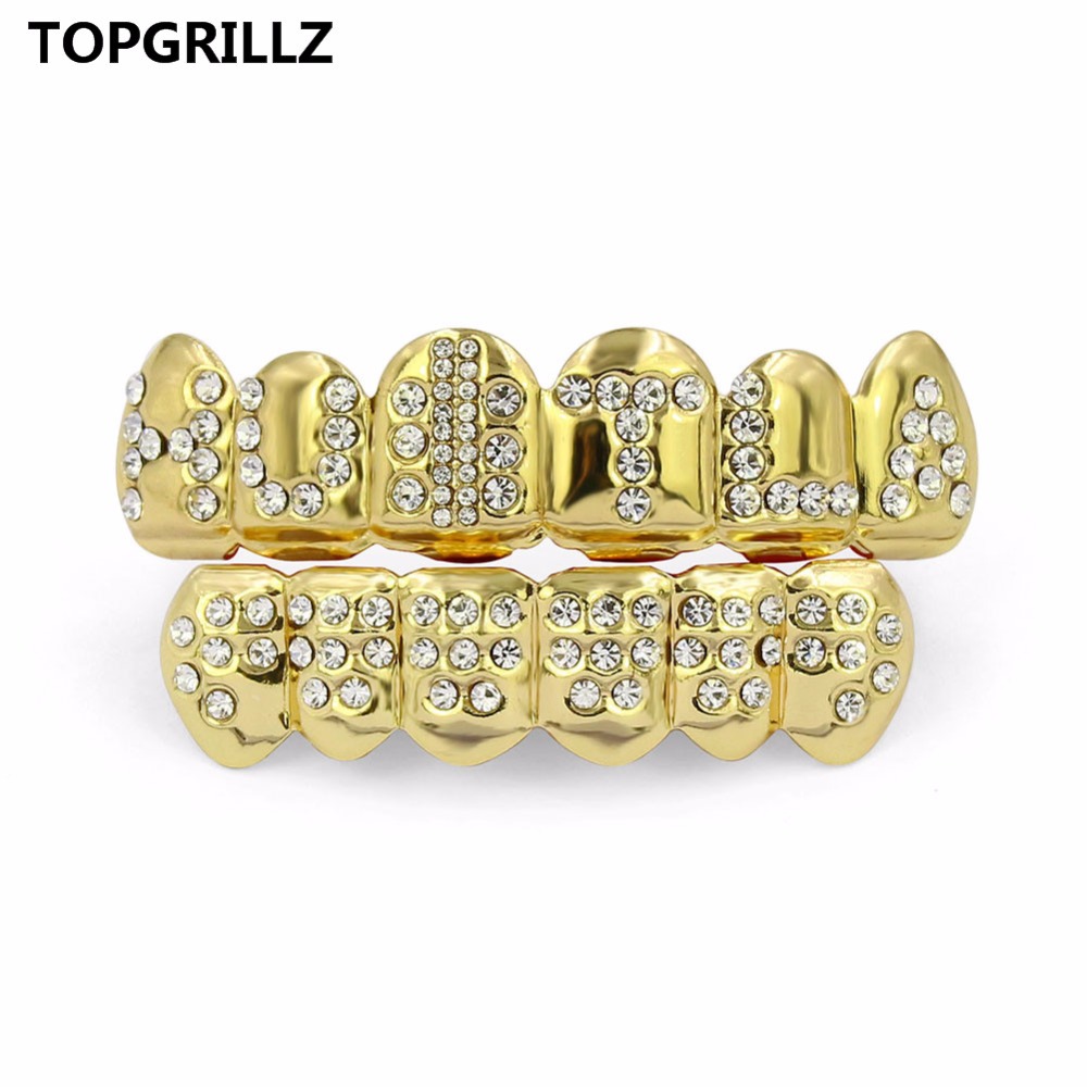 TOPGRILLZ Vàng Màu Sắc Mạ Đá R - đánh giá và giá Body Jewelry Lot