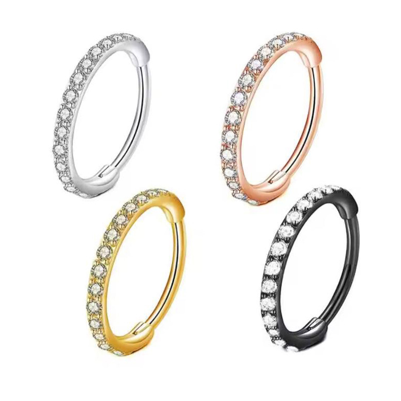 New Stainless Steel Nose Ring  - đánh giá và giá Clicker Ring Seamless