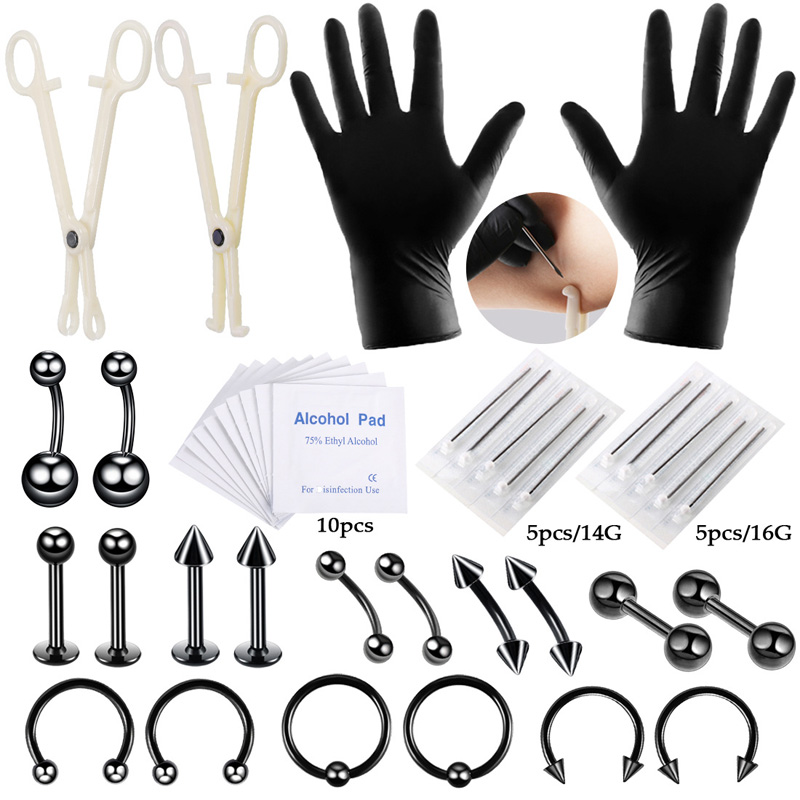 42 Cái/bộ Phòng Thân Dụng Cụ X - đánh giá và giá Body Jewelry Nipple Rings