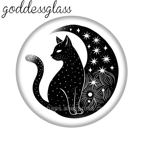 Moon&Star Black Cat Cute Drawi - đánh giá và giá Star Flat Back