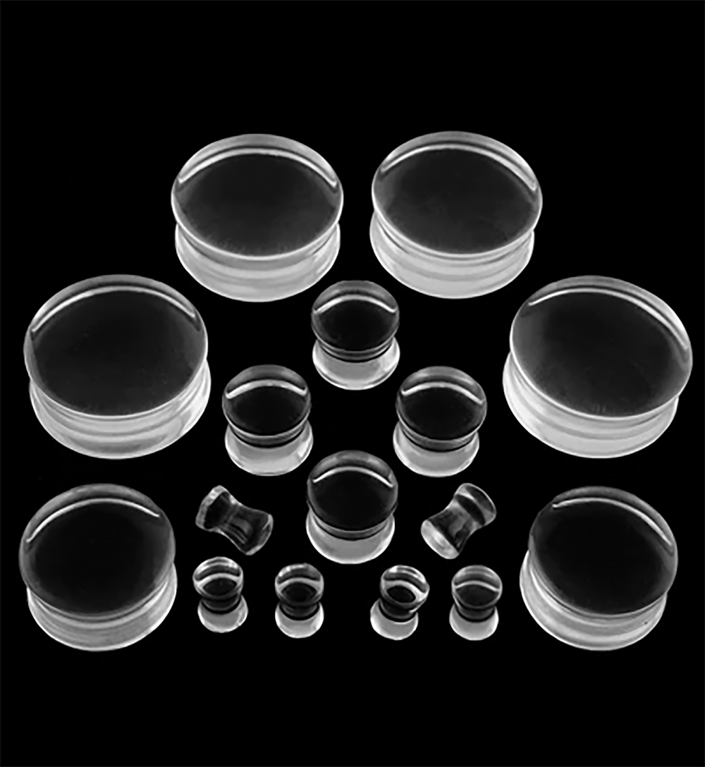 1PAIR Acrylic Transparent Colo - đánh giá và giá Body Jewelry Ear Plugs