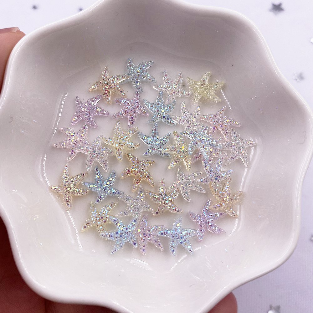 10Mm Mini Sáng Bóng Sao Móng T - đánh giá và giá Star Flat Back