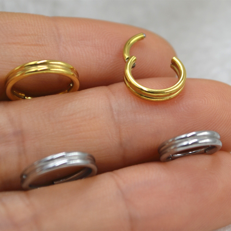 20pcs 316L Stainless Steel Pie - đánh giá và giá Clicker Ring Seamless