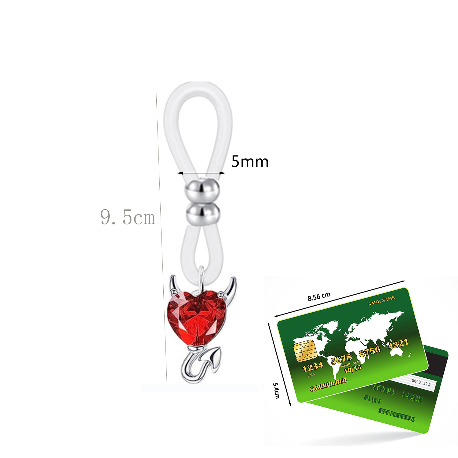 Alloy Silicone Butterfly Heart - đánh giá và giá Body Jewelry Nipple Rings