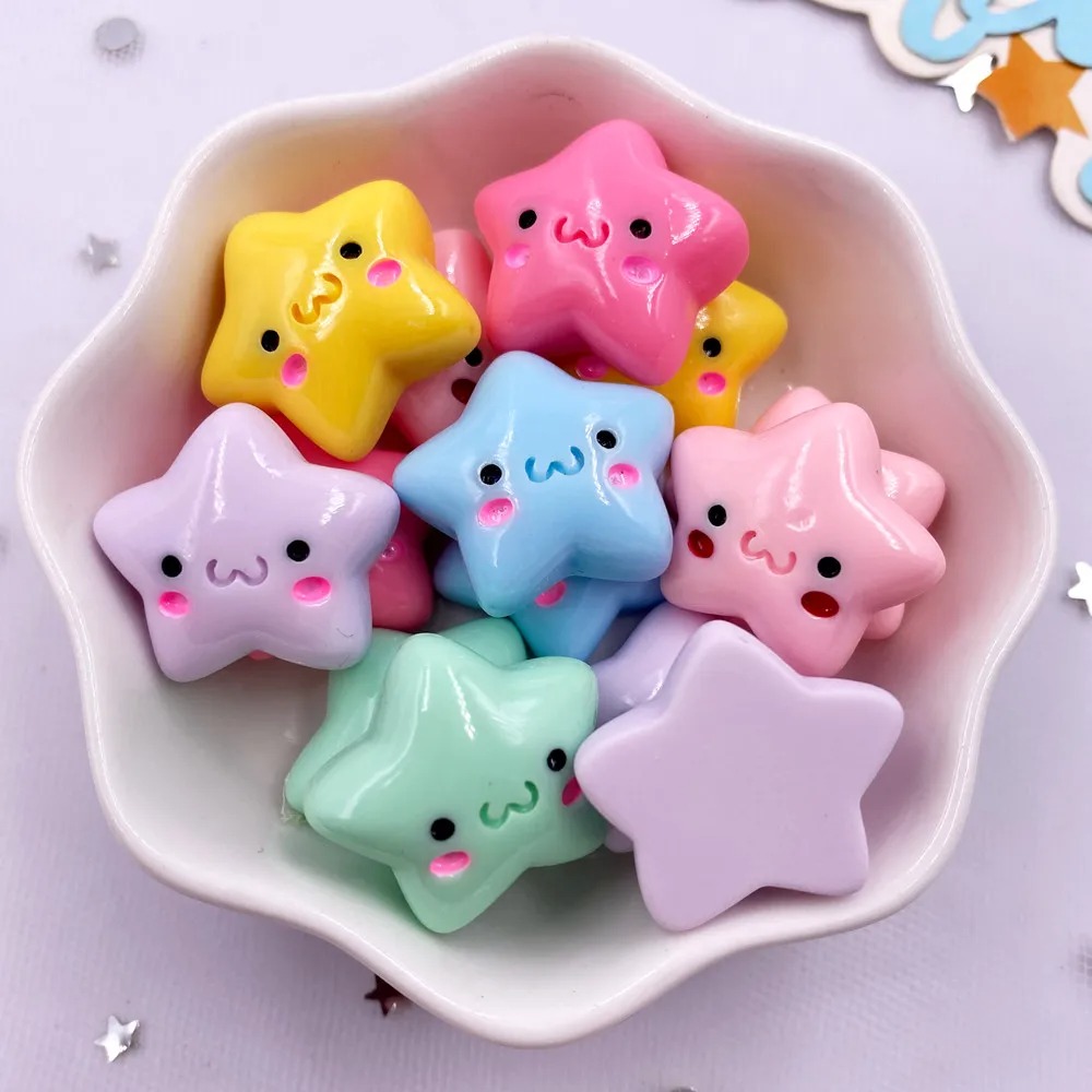 TX105 20PCS Mix Resin Kawaii M - đánh giá và giá Star Flat Back