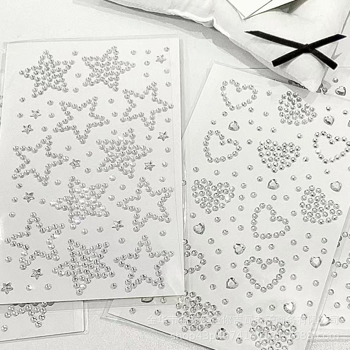 Silver Star Heart Rhinestone S - đánh giá và giá Star Flat Back