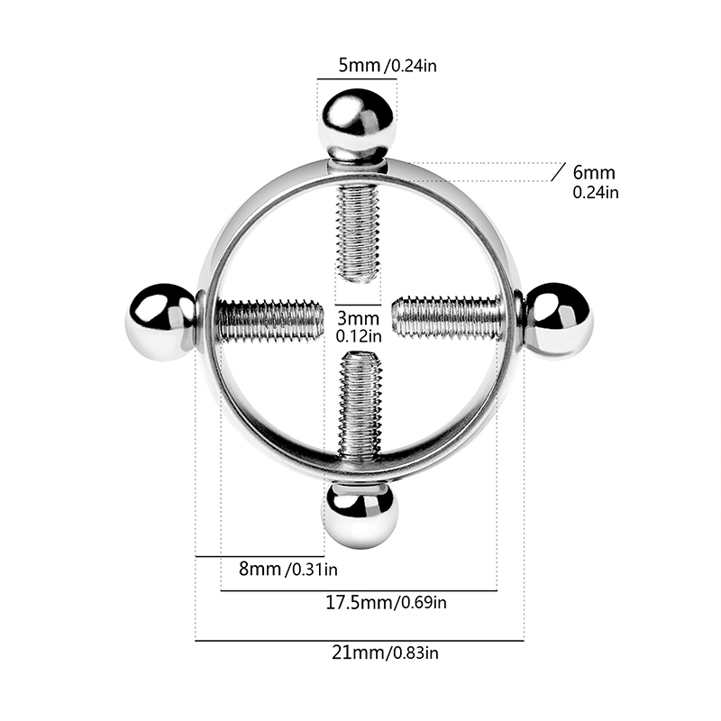 1pair Stainless Steel Cross Ni - đánh giá và giá Body Jewelry Nipple Rings
