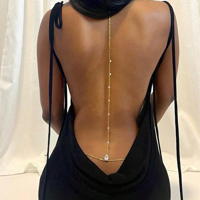 Bride Backless Rhinestone Wate - đánh giá và giá Body Jewelry Helix