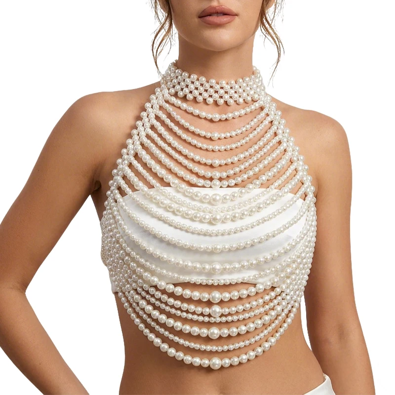 2026 Handmade White Pearl Mult - đánh giá và giá Body Jewelry Nipple Rings