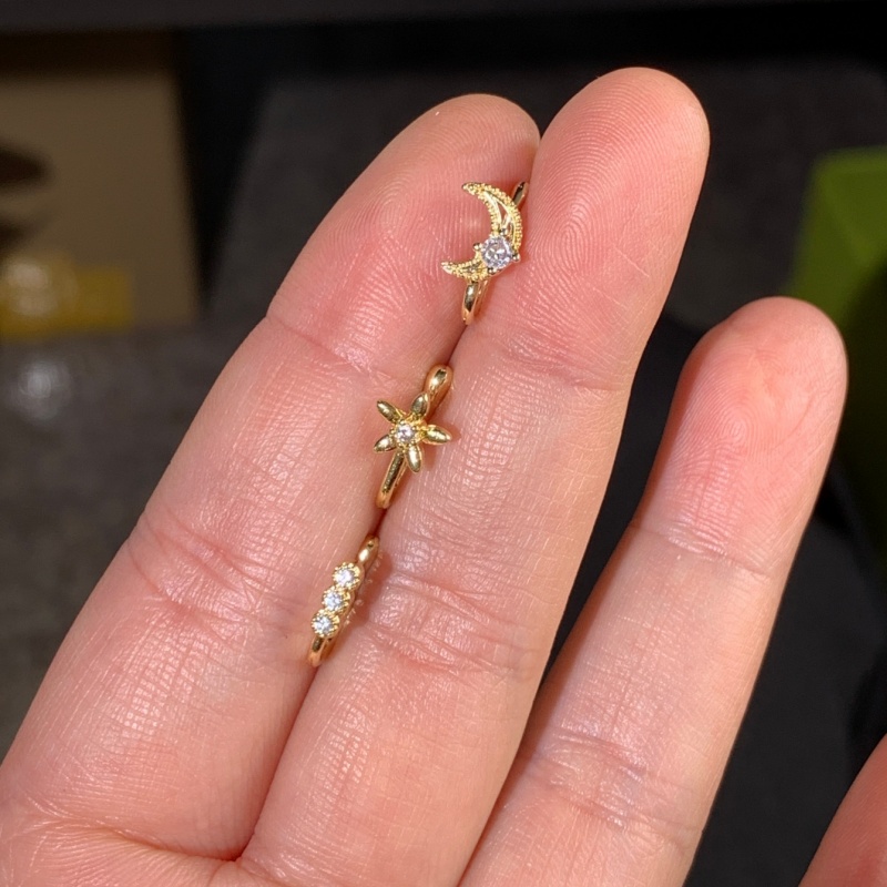 3-piece retro light luxury nos - đánh giá và giá Body Jewelry Lot