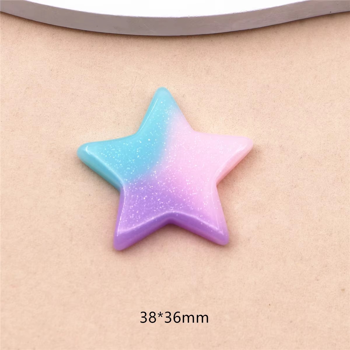 10 cái Kawaii Resin Màu Hồng + - đánh giá và giá Star Flat Back