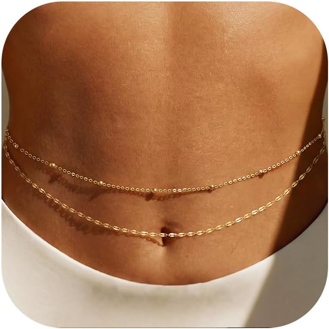 14K Gold Plated Waist Chain Wo - đánh giá và giá Body Jewelry Helix