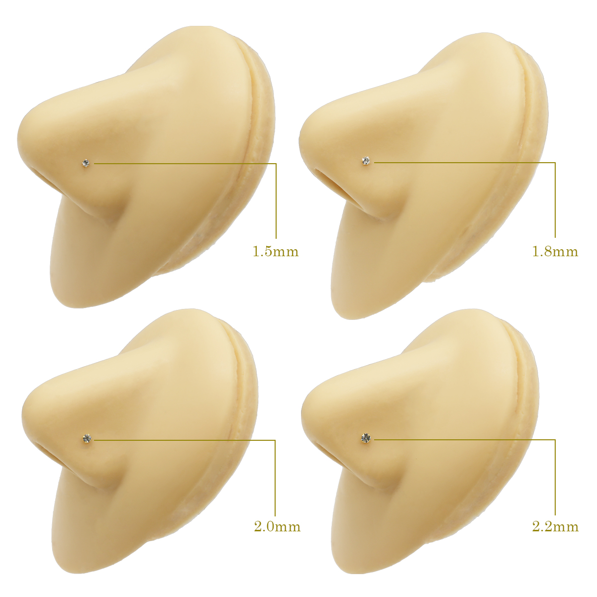 100 Cái/lốc Bạc 925 Pha Lê Sán - đánh giá và giá Body Jewelry Lot